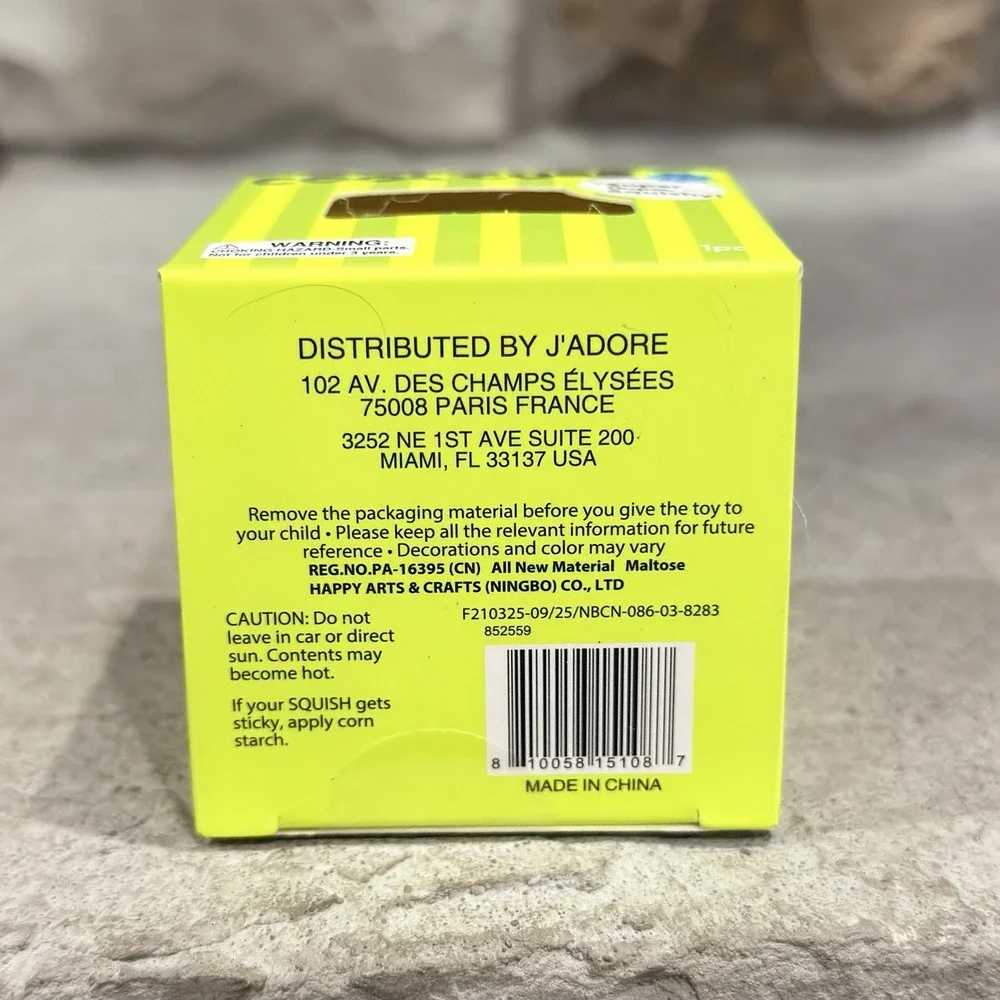 *NEW* Target NeeDoh-Style J'Adore Squishy cube Super Duper Squishy Toy Yellow!